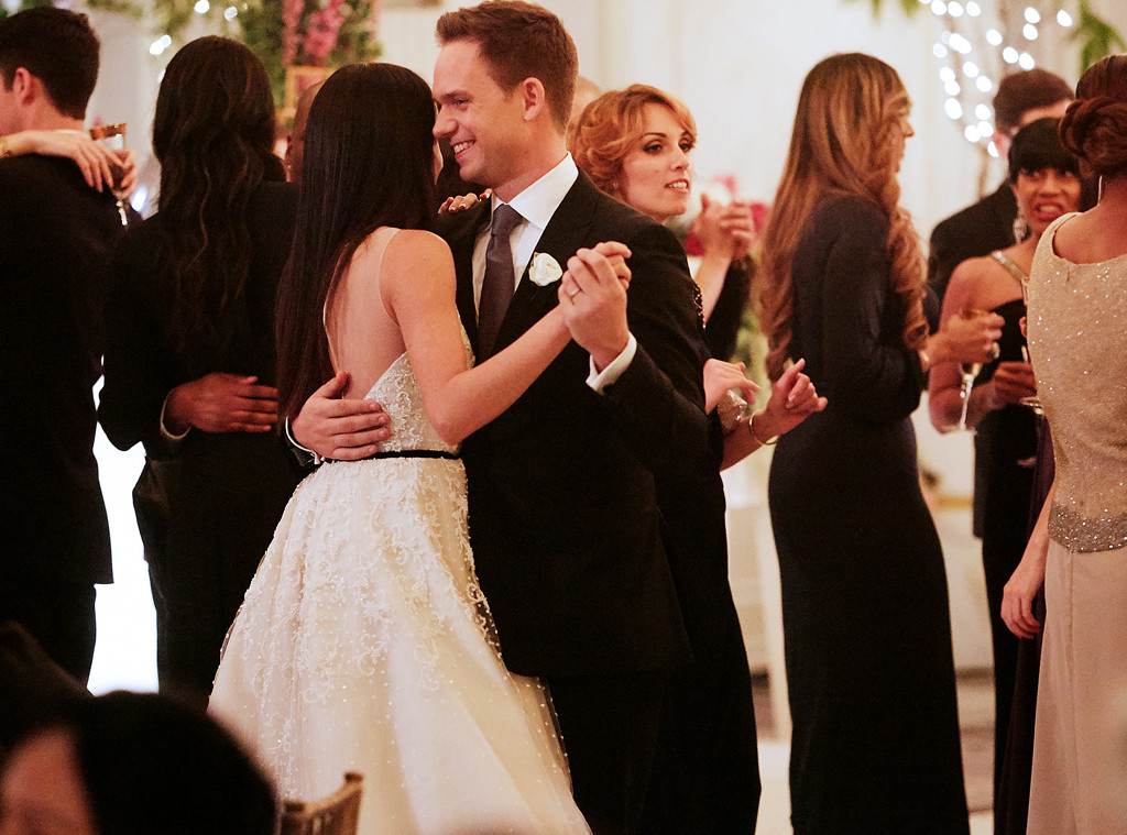 Patrick J Adams Gets Misty Over Meghan Markle S Wedding E News